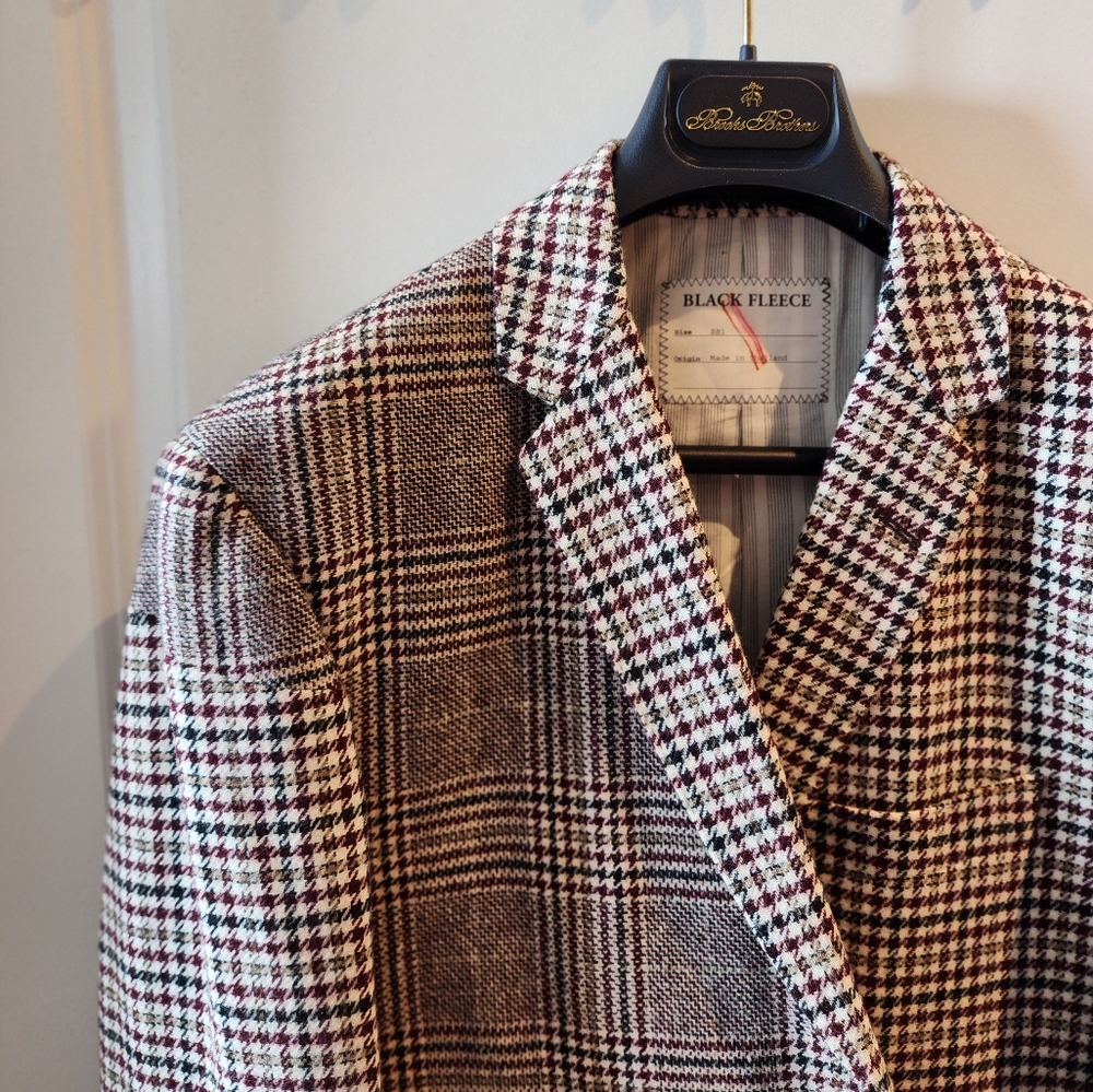 Brooks Brothers Black Fleece Thom Browne Patchwork Blazer Size BB1 (38)